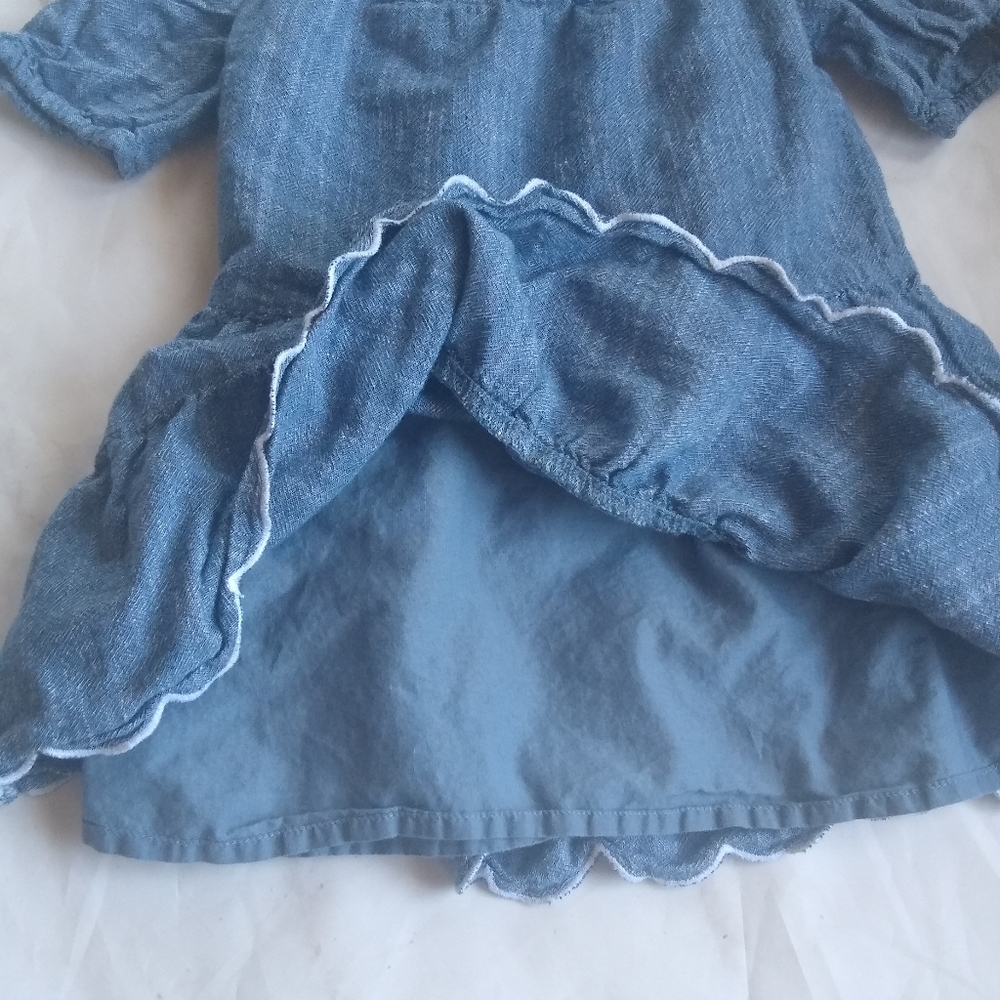 Cat and Jack 2T Chambray Dress - Picture 3 of 5